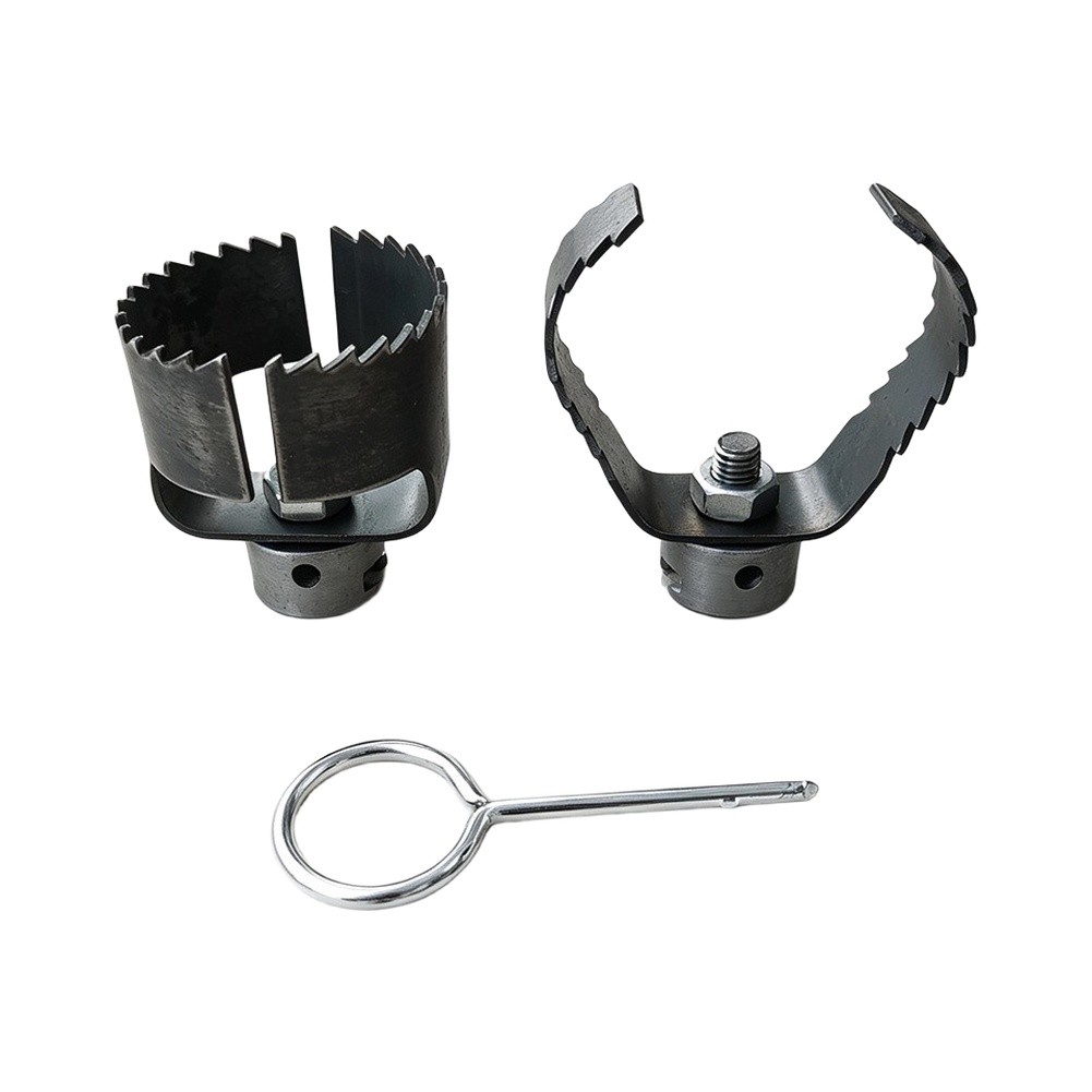 Auger Drill Attachment - Steel Drain Auger Attachment Set With