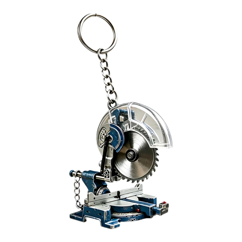 Heavy Equipment Keychain - F2TD Industrial Style Keychain Charm Mini