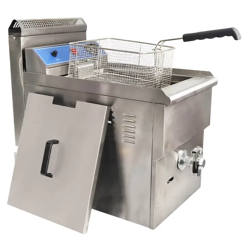 Heavy Equipment In Kitchen - Commercial Industrial Gas Deep Fryer for
