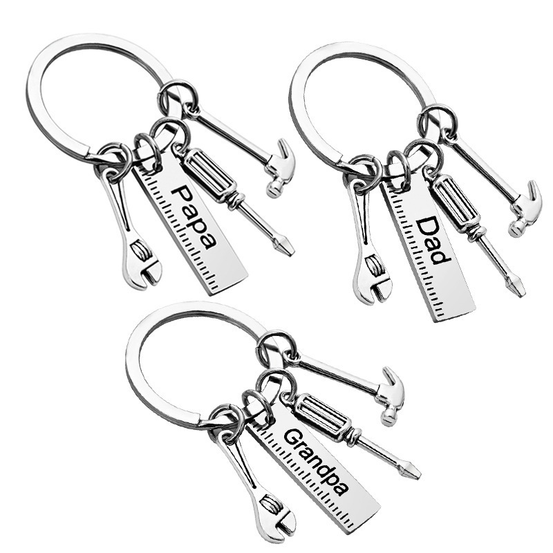 Keychain Mini Tools Set AlloyS - Heavy Equipment Keychain ulasan dan harga