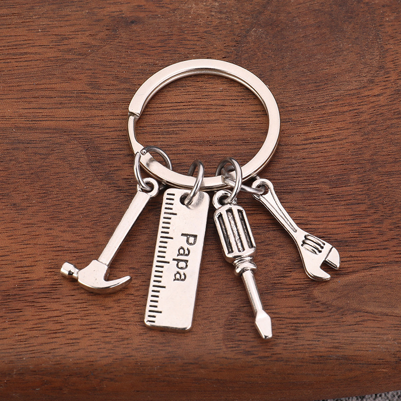 Keychain Mini Tools Set AlloyS - Heavy Equipment Keychain ulasan dan harga