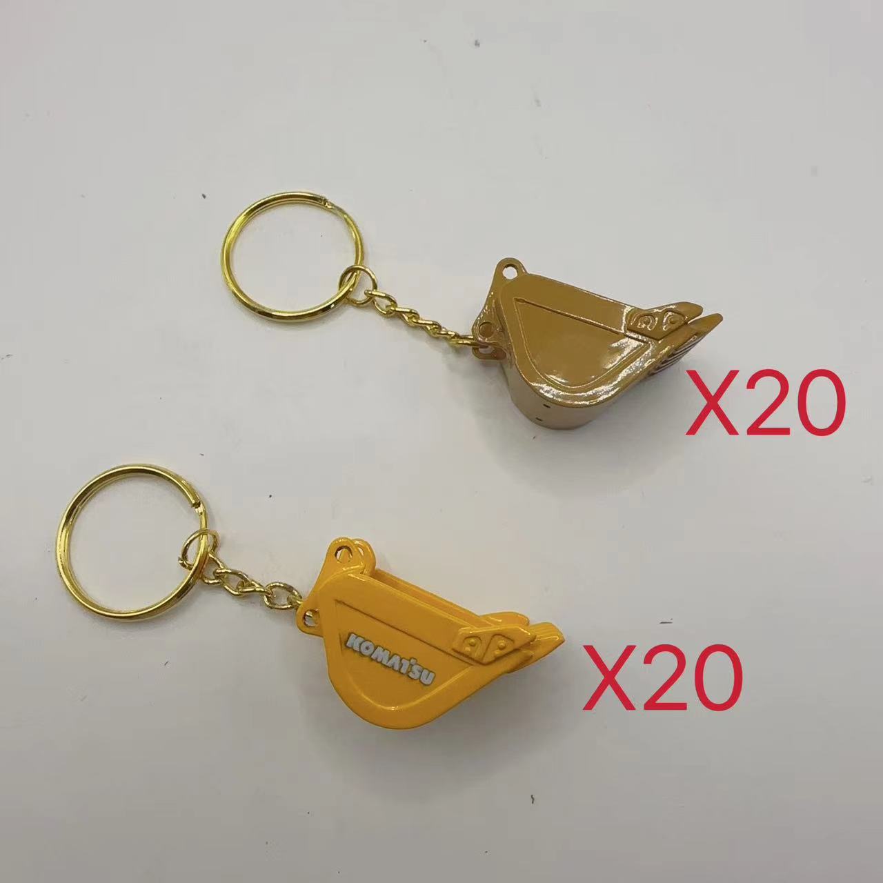 40PCS Excavator pendant key ch - Heavy Equipment Keychain ulasan dan harga