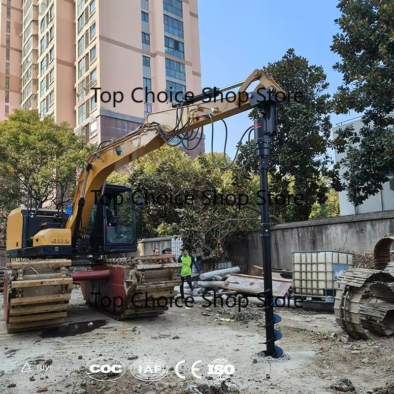 RAY Hydraulic Earth Auger Dril - Auger Drill Attachment ulasan dan harga