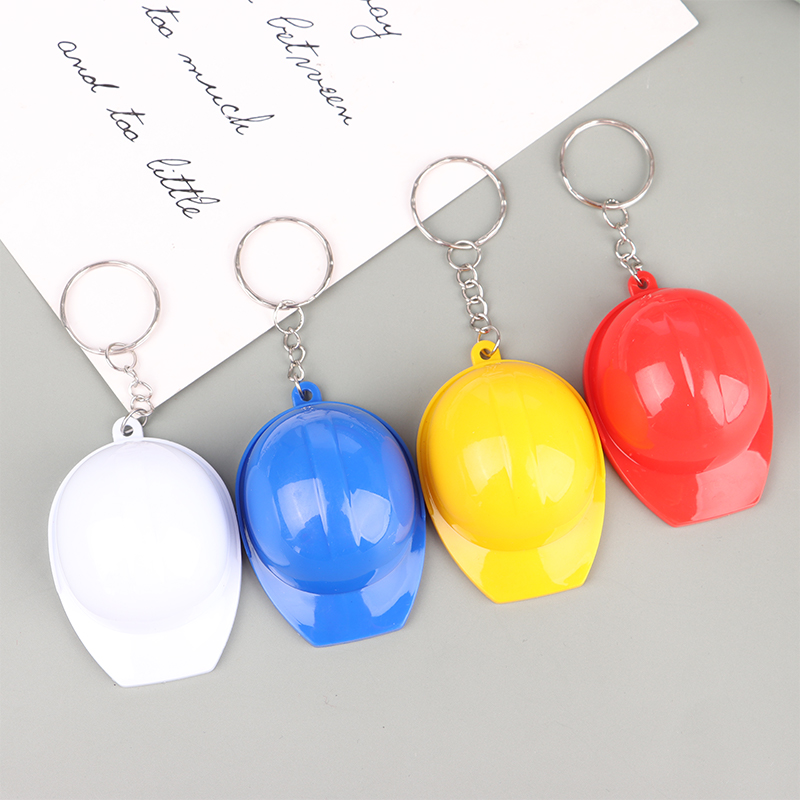 1PC Helmet Hard Hat Keychain H - Heavy Equipment Key Ring ulasan dan harga