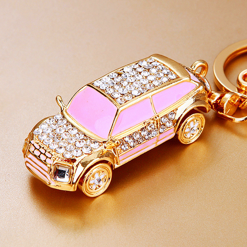 Hot Mini Car Keychain Rhinesto - Heavy Equipment Key Ring ulasan dan harga