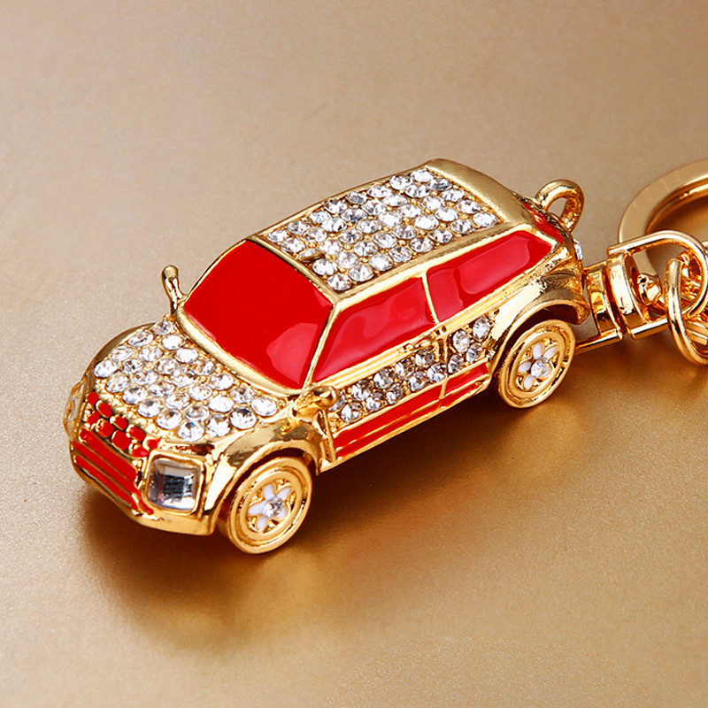 Hot Mini Car Keychain Rhinesto - Heavy Equipment Key Ring ulasan dan harga
