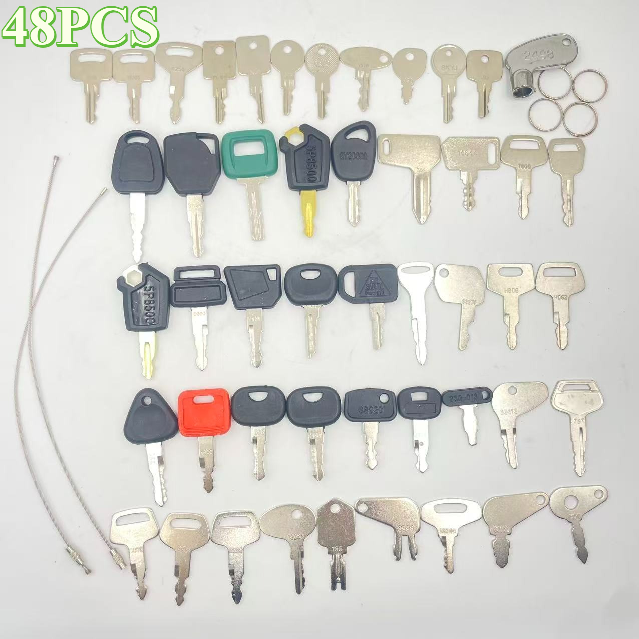 48PCS Heavy Equipment Keys Set - Heavy Equipment Komatsu ulasan dan harga