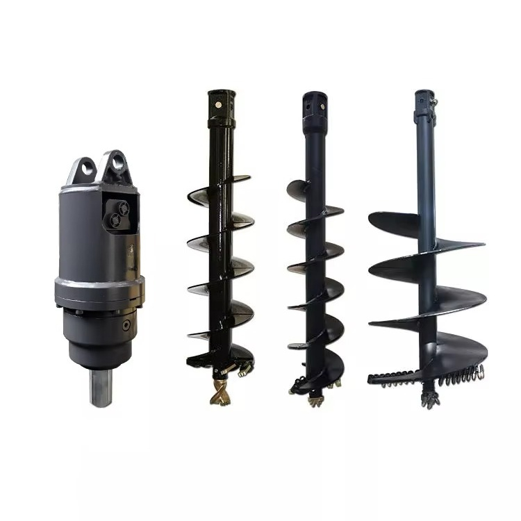 Mini Excavator Earth Auger Fac - Auger Drill Attachment ulasan dan harga