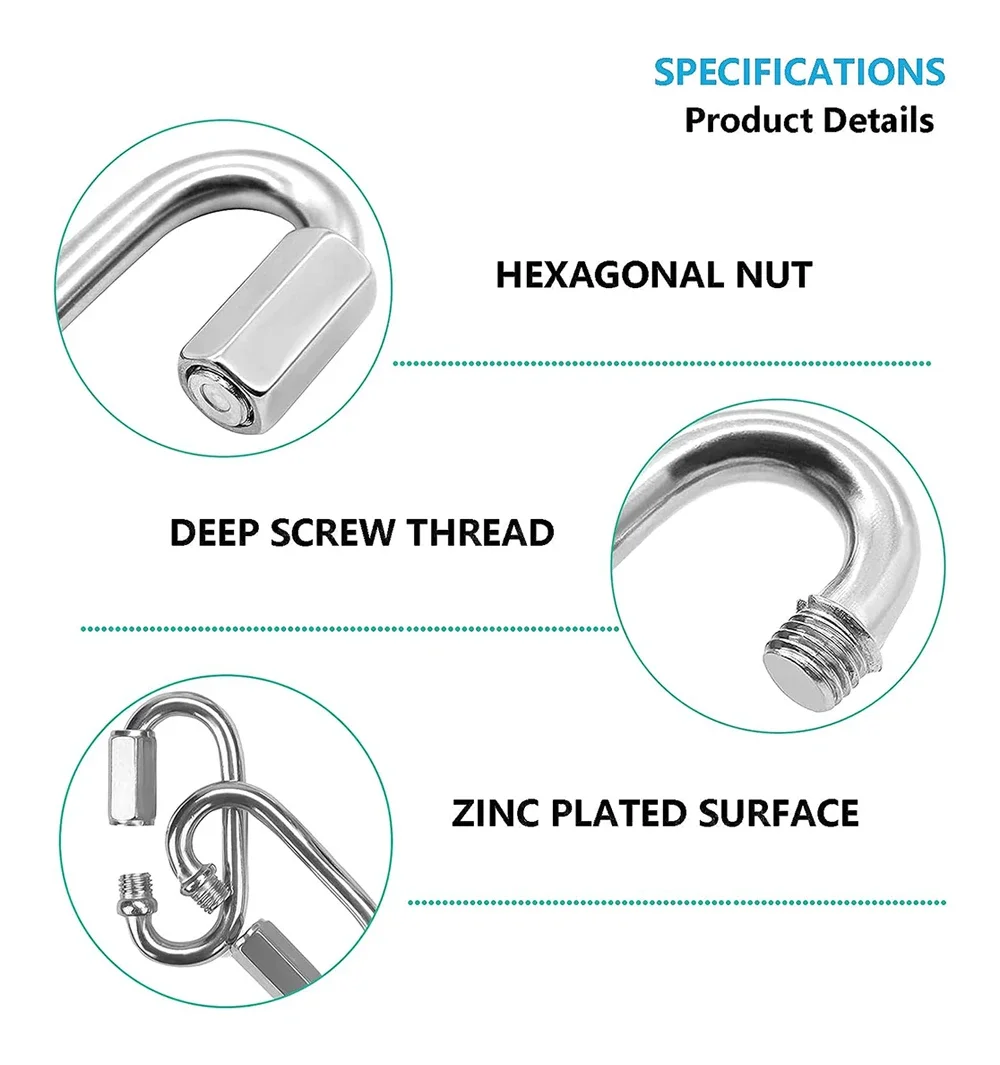 1pcs Quick Link Ring Stainless - Heavy Equipment Keychain ulasan dan harga