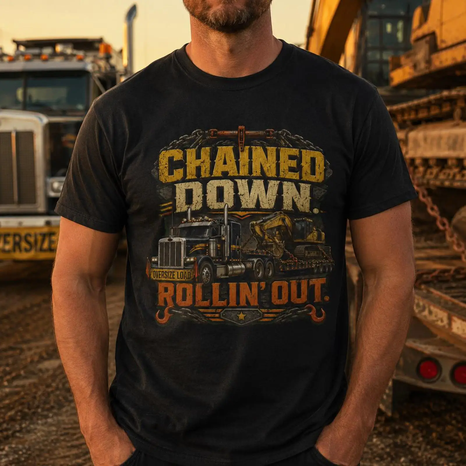Heavy Haul Driver T Shirt Chai - Heavy Equipment Hauler ulasan dan harga