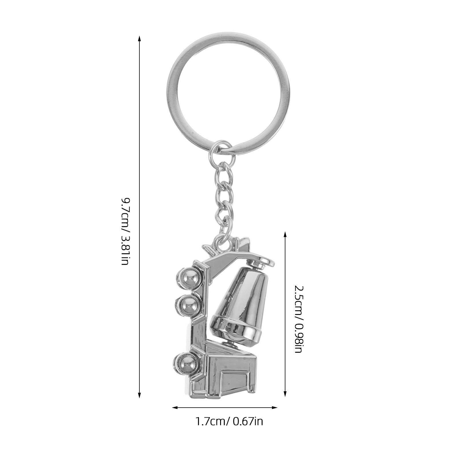 Alloy Keychain Mixer Truck Con - Heavy Equipment Keychain ulasan dan harga