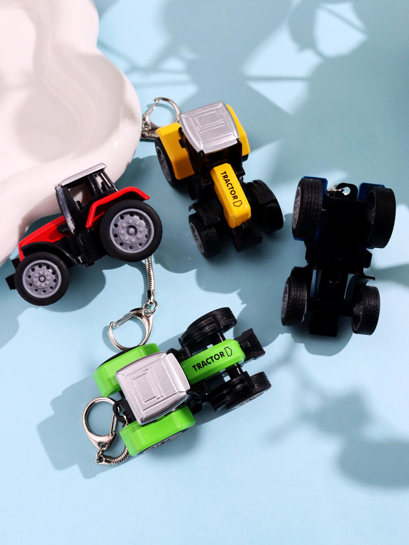Funny Creative Colorful Resin  - Heavy Equipment Keychain ulasan dan harga