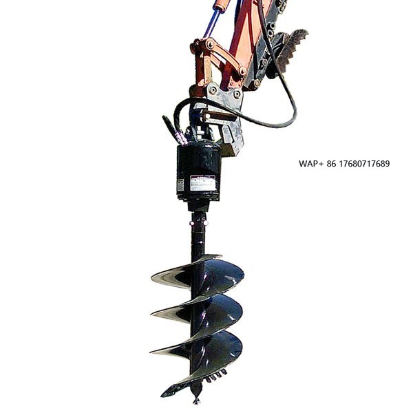 Excavator Attachments Hydrauli - Auger Drill Attachment ulasan dan harga