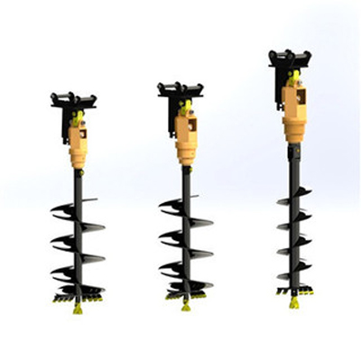 Excavator Attachments Hydrauli - Auger Drill Attachment ulasan dan harga