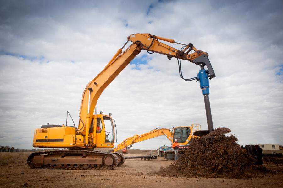 Excavator Attachments Hydrauli - Auger Drill Attachment ulasan dan harga