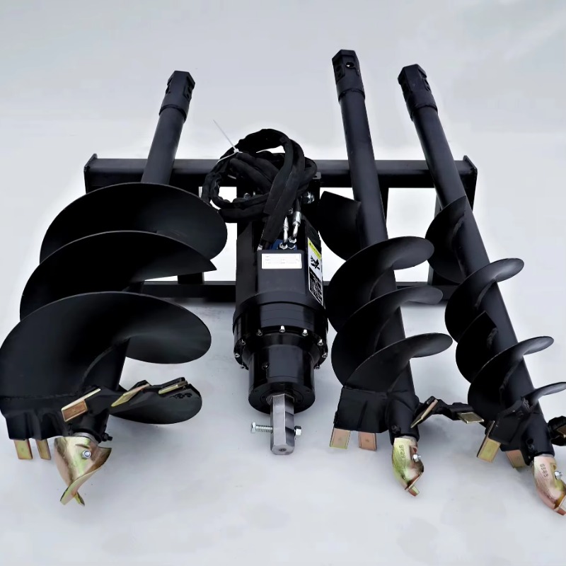 Heavy   Skid Steer Auger Attac - Auger Drill Attachment ulasan dan harga