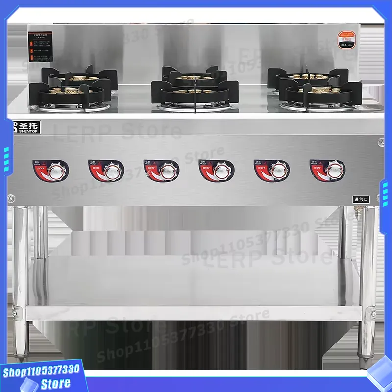 Commercial 6 Burner Gas Stove  - Heavy Equipment In Kitchen ulasan dan harga